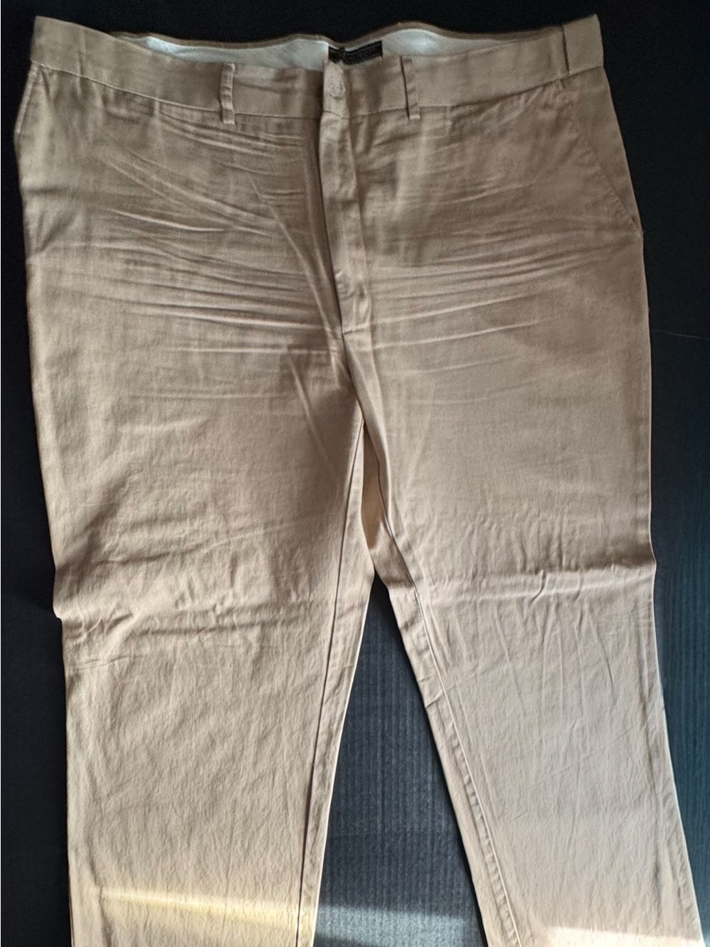 Architect Men's Classic Brown Chino Trousers Size 44x32 100% Cotton